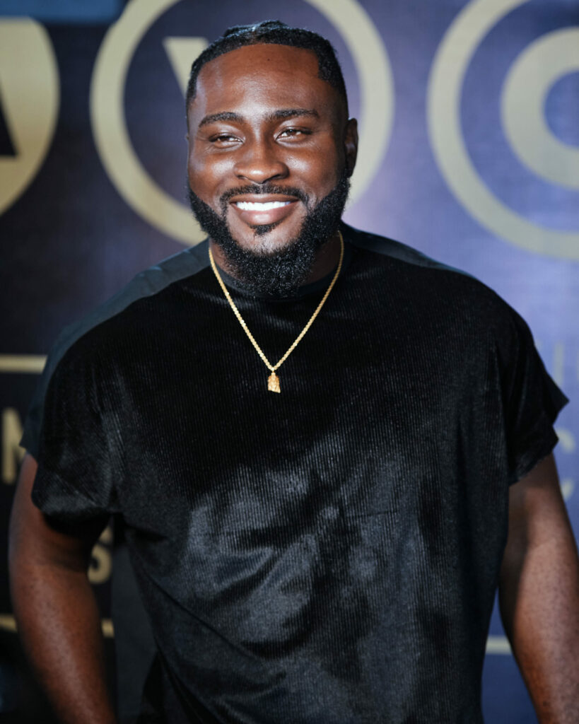 Pere Egbi at AMVCA8 Runway Show with Nollywire