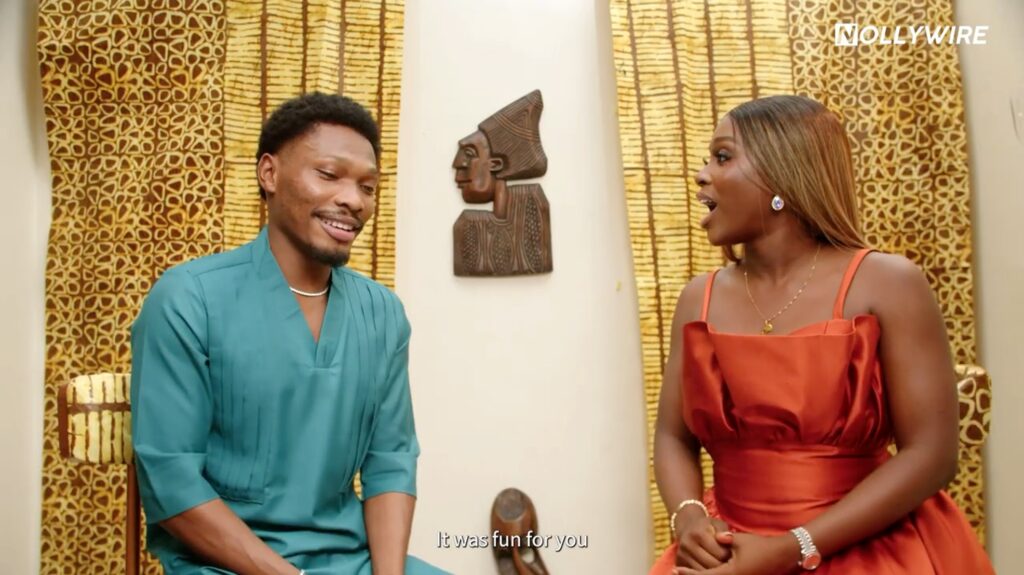 Tomike Adeoye's First Impression of Mike Afolarin on 'Ajosepo' Set